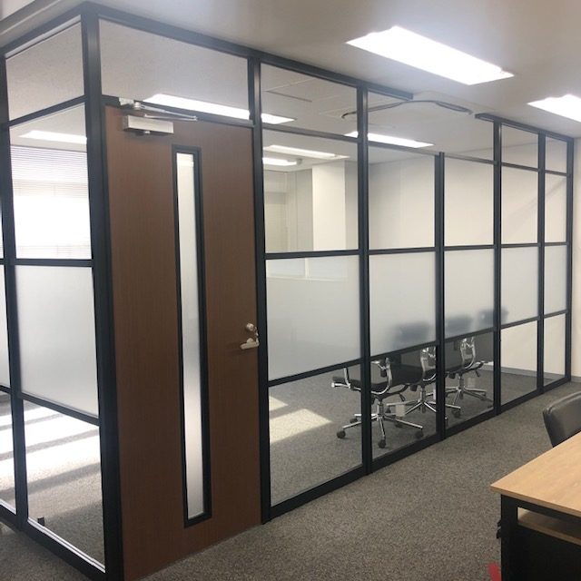 パーテーション工事事例(株式会社IMHomex様)