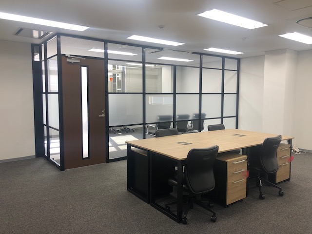 パーテーション工事事例(株式会社IMHomex様)