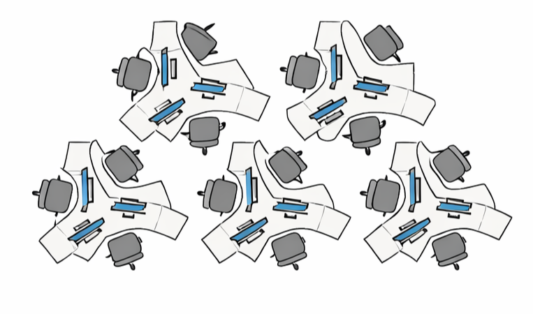 複数チームのワークスペース